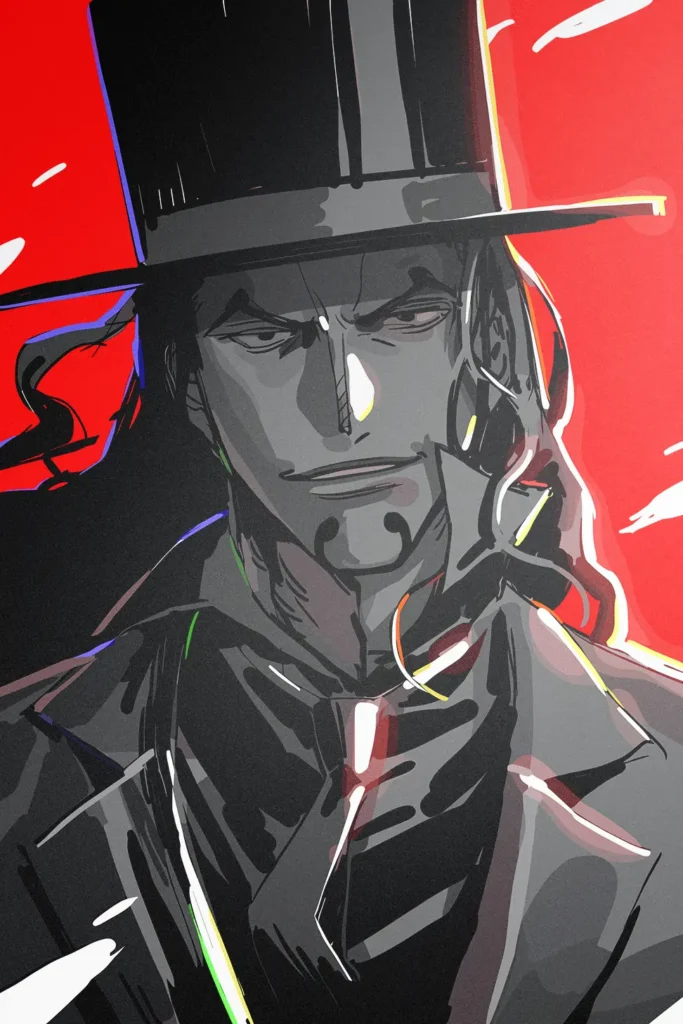 Rob Lucci One Piece Original Image Exclusive Metal Wall Art