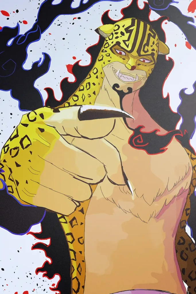 Rob Lucci One Piece Original Image High Quality Aluminium Printed Metal Poster