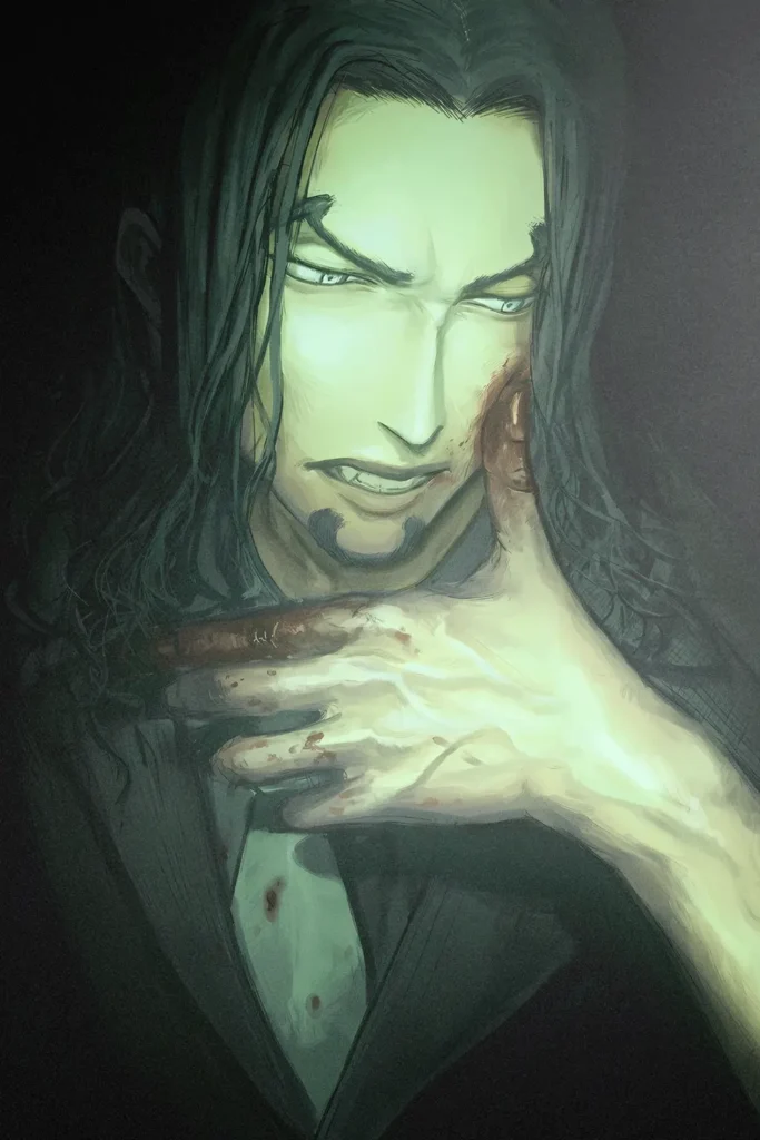 Rob Lucci One Piece Original Image High Quality Metal Poster
