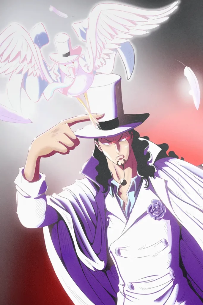 Rob Lucci One Piece Original Image High Quality Printed Metal Wall Art