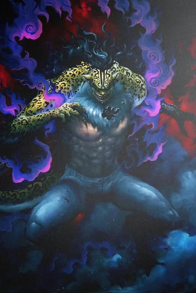 Rob Lucci One Piece Original Image Metal Poster