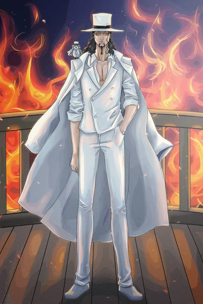 Rob Lucci One Piece Original Image Outstanding Metal Poster