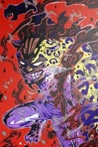 Rob Lucci One Piece Original Image Outstanding Metal Wall Art Poster