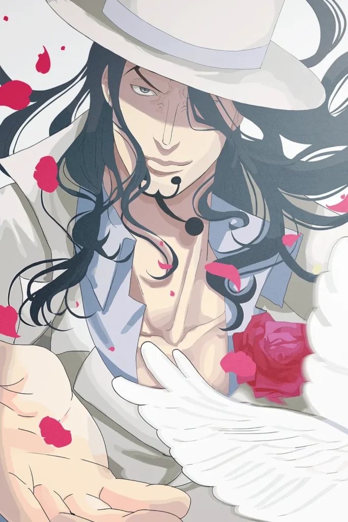 Rob Lucci One Piece Original Image Premium Printed Metal Poster