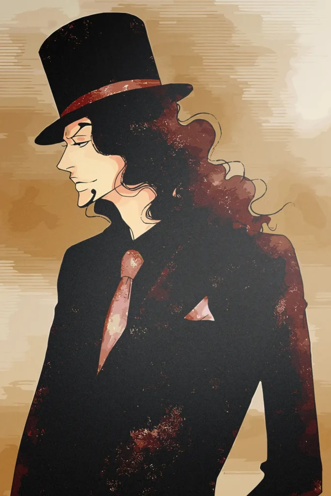 Rob Lucci One Piece Original Image Printed Metal Wall Art