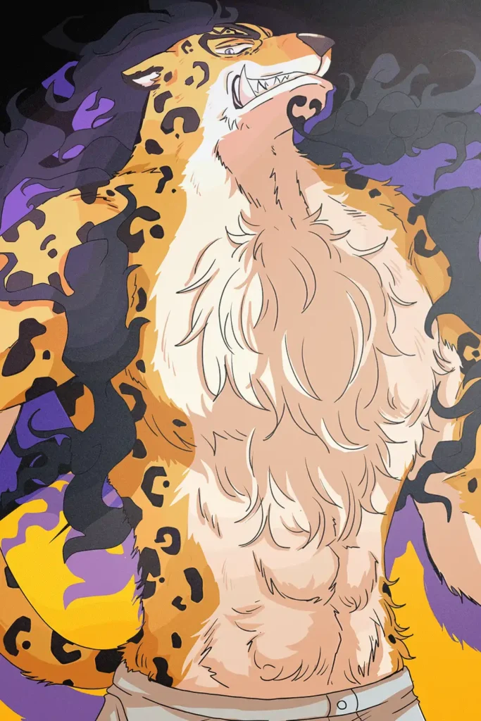 Rob Lucci One Piece Original Image Refined Metal Wall Art Poster