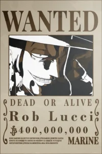 Rob Lucci Wanted Poster One Piece Original Image High Quality Printed Metal Wall Art