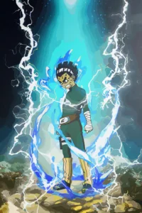 Rock Lee Naruto Original Image Deluxe Metal Poster