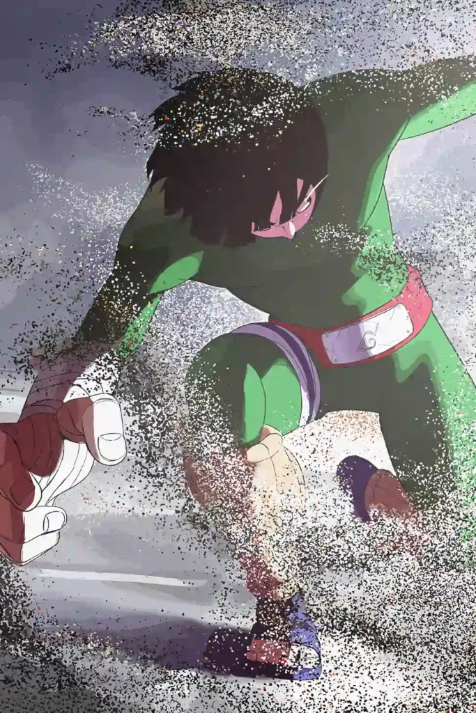 Rock Lee Naruto Original Image High Quality Metal Poster