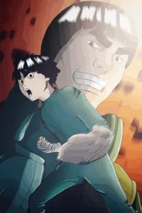 Rock Lee Naruto Original Image Metal Poster