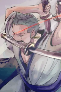 Roronoa Zoro One Piece Original Image Exquisite Printed Metal Poster