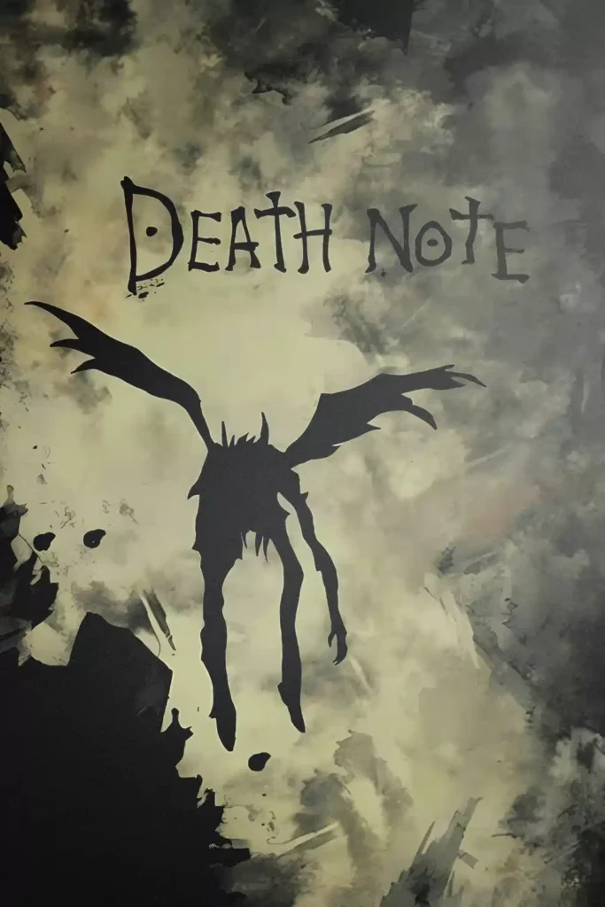 Ryuk Death Note metal wall art showcase shot from the Geekozi collection