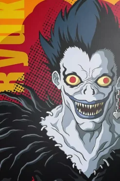 Ryuk Death Note Quiet Hunger Pose Outstanding Metal Wall Poster