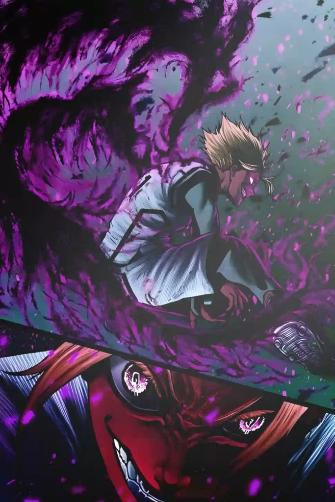 Ryusei Shido anime metal poster artistic detail and visual story from Blue Lock