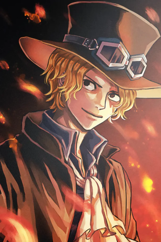 Sabo One Piece Original Image Deluxe Metal Poster