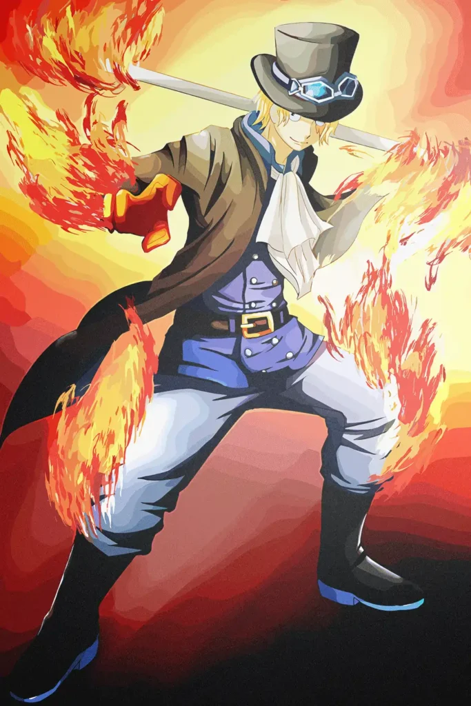 Sabo One Piece Original Image Exclusive Metal Print