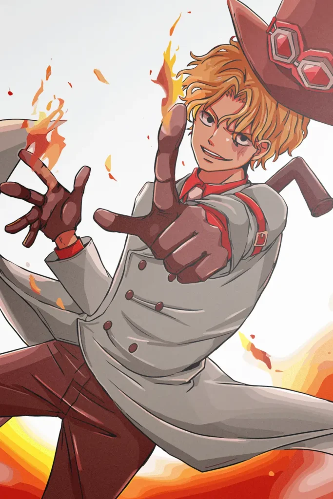 Sabo One Piece Original Image Exclusive Metal Wall Art