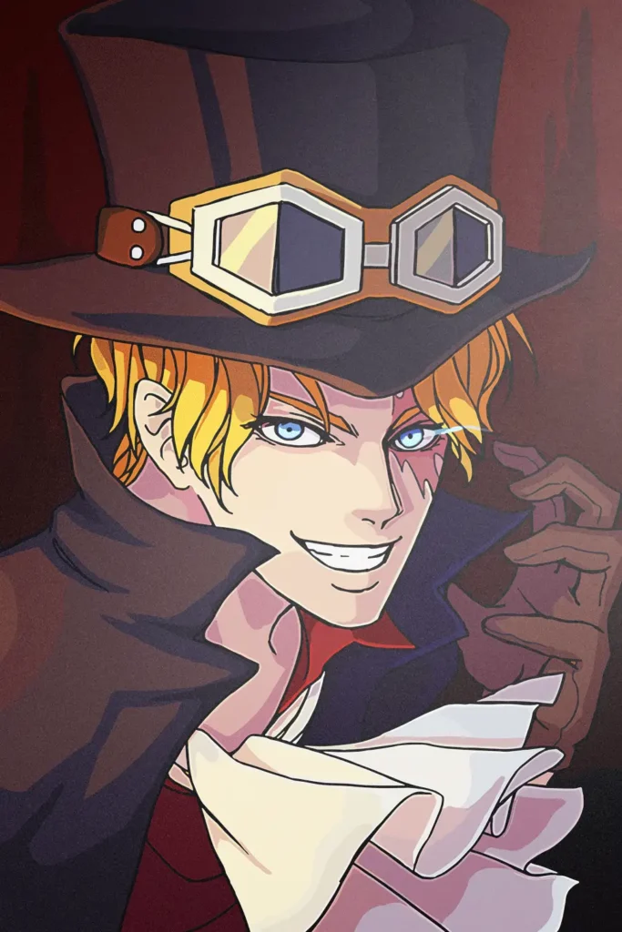 Sabo One Piece Original Image Premium Aluminium Metal Wall Art