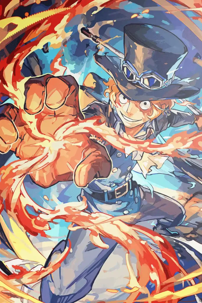 Sabo One Piece Original Image Printed Metal Poster
