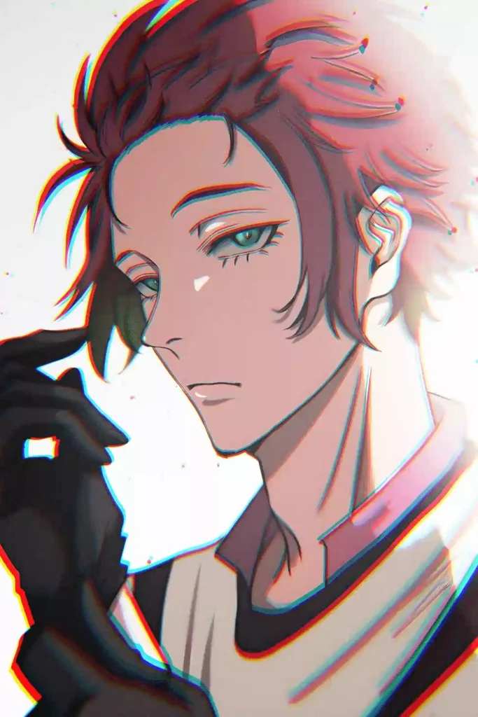 Sae Itoshi anime metal poster artistic detail and visual story from Blue Lock