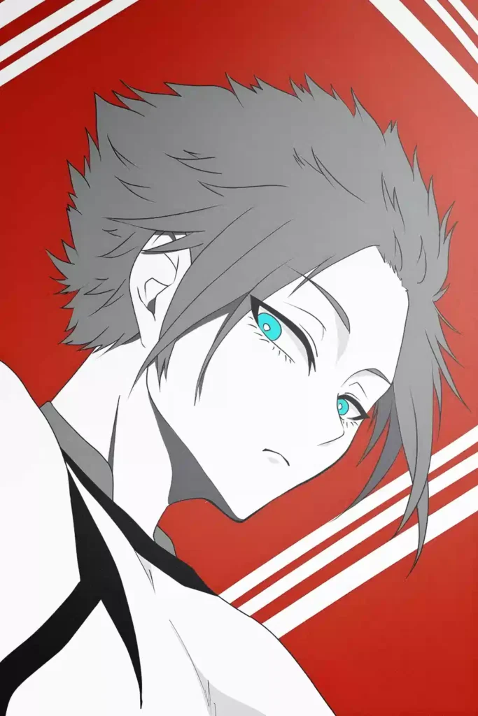 Sae Itoshi anime metal poster artistic detail and visual story from Blue Lock