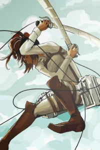 Sasha Braus Attack On Titan Original Image Metal Wall Art Poster