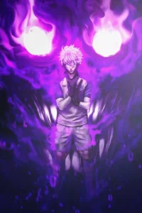 Artistic showcase photo of the Seishiro Nagi Deluxe Metal Print