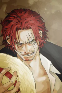 Shanks One Piece Original Image Bespoke Metal Print Wall Art
