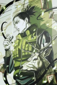 Shikamaru Nara Naruto Original Image Metal Print Wall Art