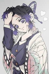 Shinobu Kocho Demon Slayer Original Image Outstanding Metal Poster
