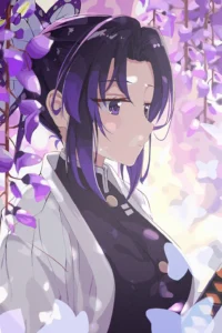 Shinobu Kocho Demon Slayer Original Image Premium Printed Metal Poster