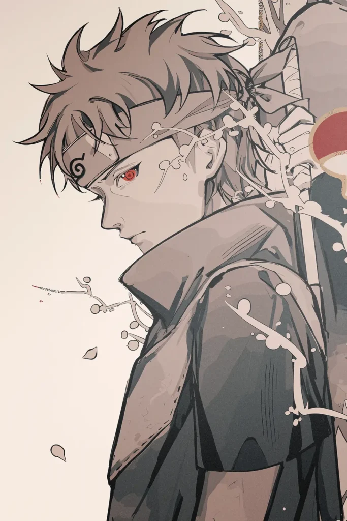 Shisui Uchiha Naruto Original Image High Quality Printed Metal Poster