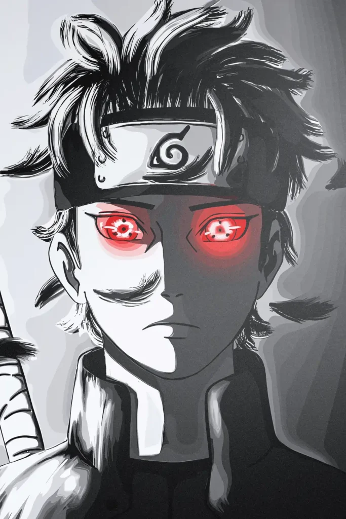 Shisui Uchiha Naruto Original Image Metal Poster