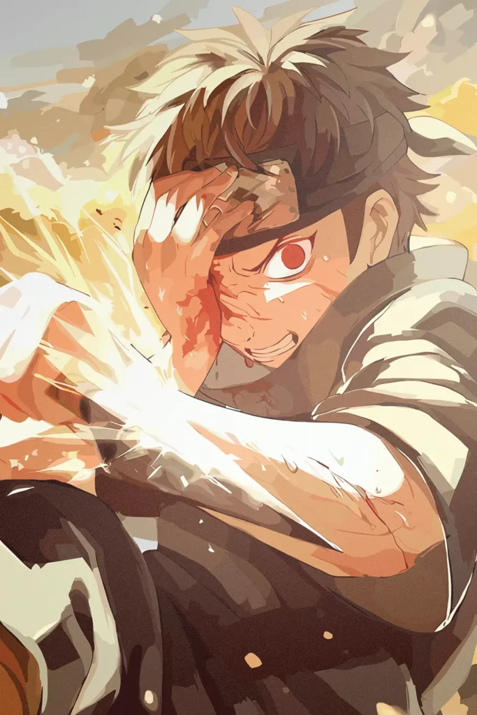Shisui Uchiha Naruto Original Image Metal Print Wall Art