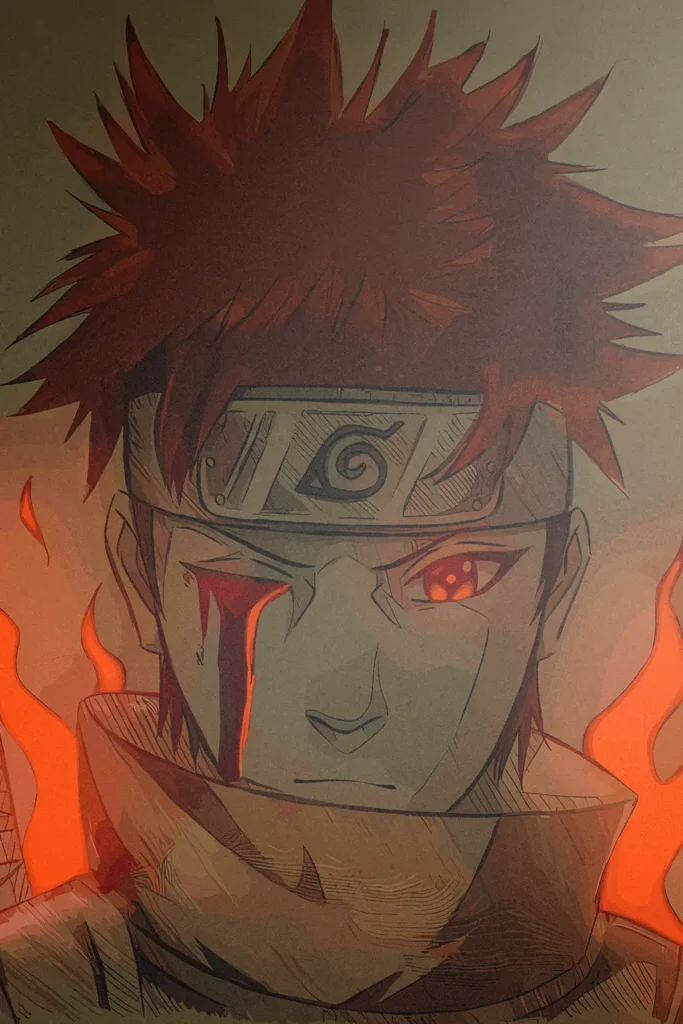 Shisui Uchiha Naruto Original Image Metal Wall Poster