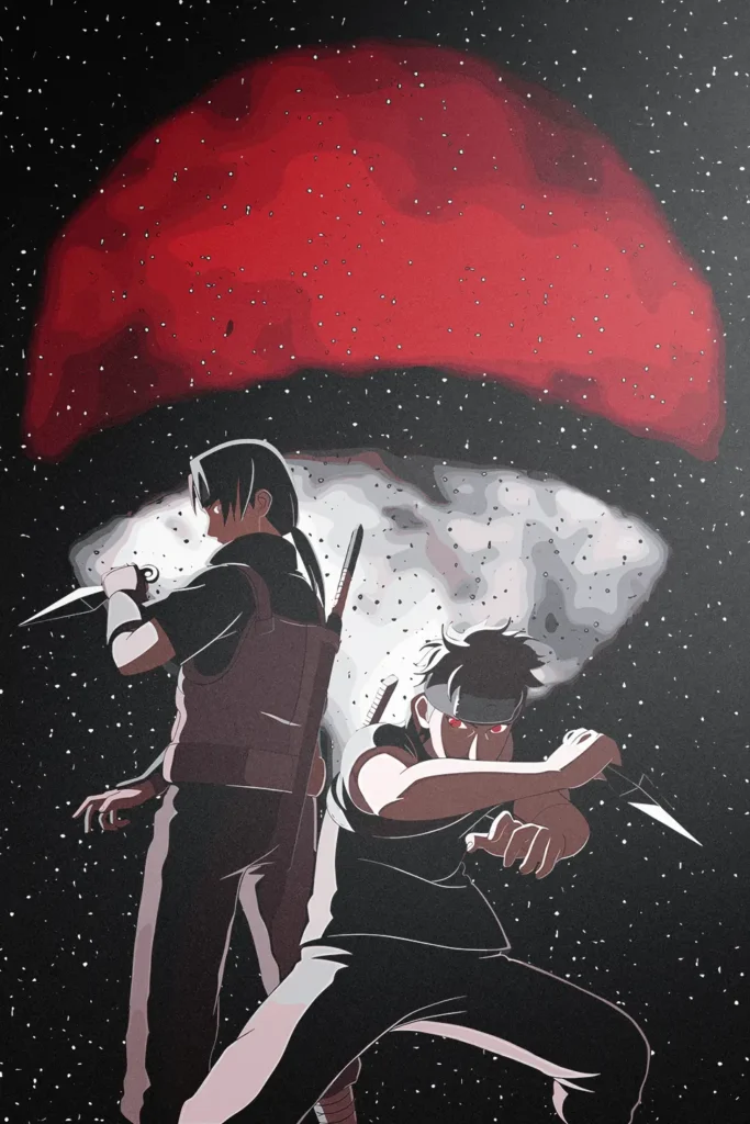 Shisui Uchiha Naruto Original Image Exclusive Metal Poster
