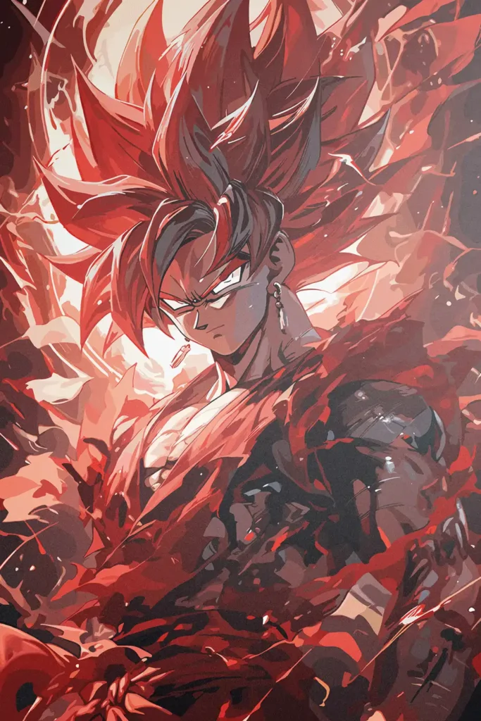 Son Goku Dragon Ball Original Image Aluminium Metal Poster