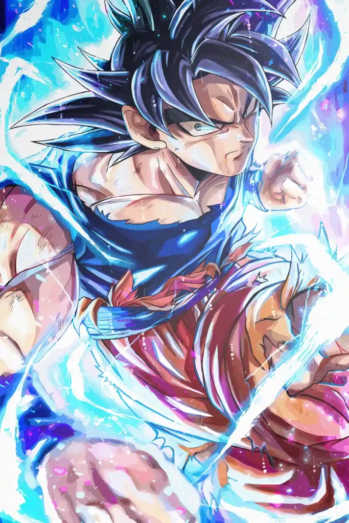 Son Goku Dragon Ball Original Image Bespoke Printed Metal Poster