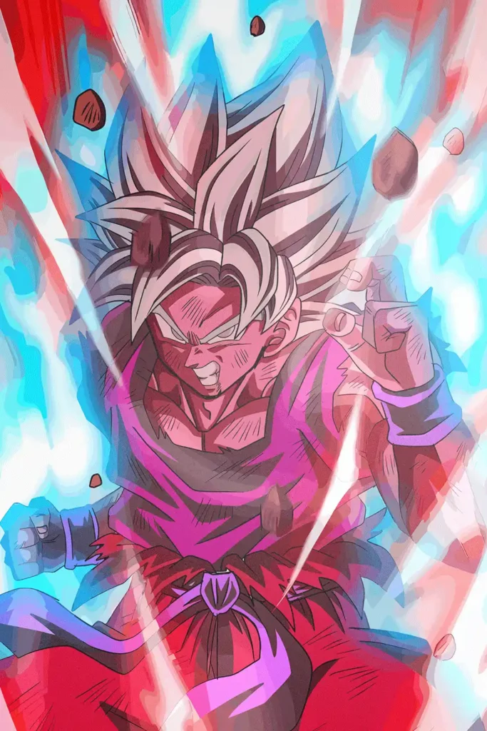 Son Goku Dragon Ball Original Image Exquisite Metal Print Wall Art