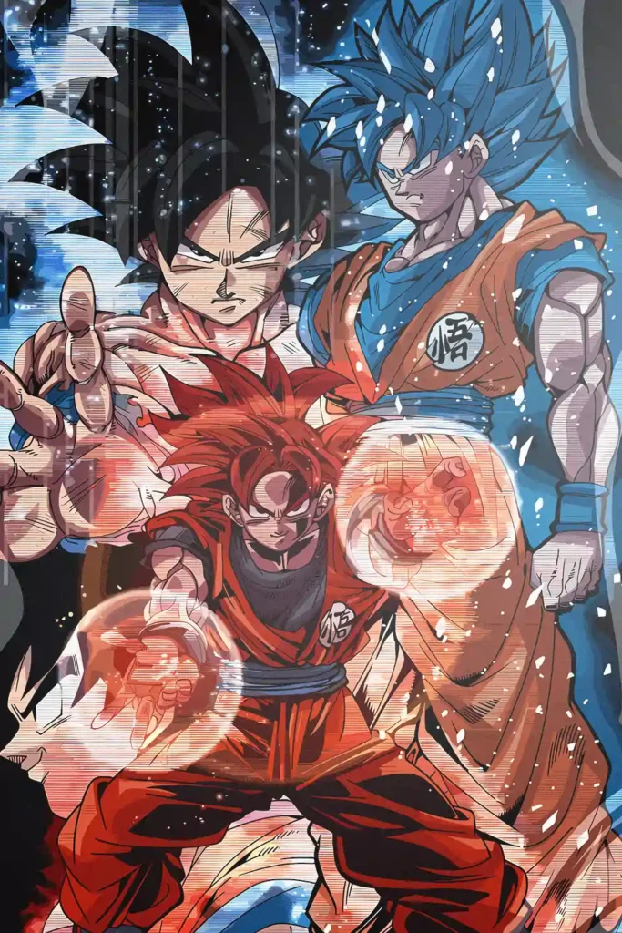 Son Goku Dragon Ball Original Image High Quality Metal Print