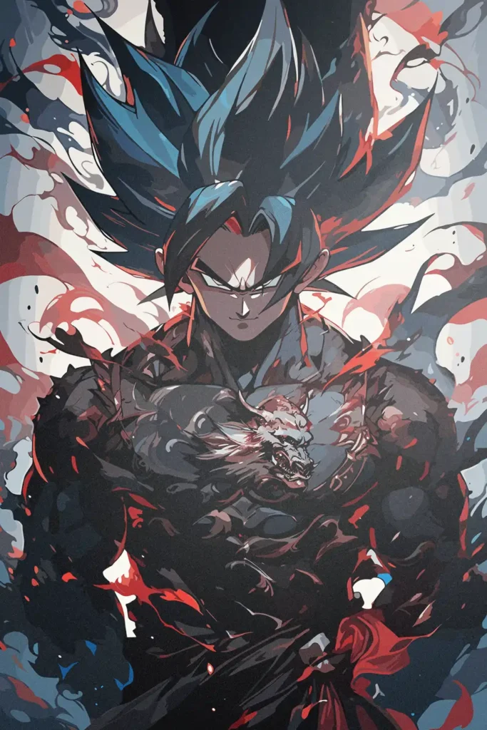 Son Goku Dragon Ball Original Image Metal Wall Art Poster