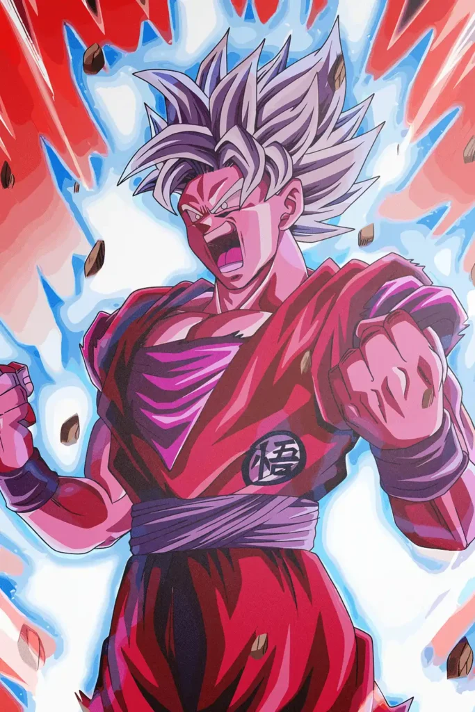 Son Goku Dragon Ball Original Image Outstanding Metal Wall Art Poster