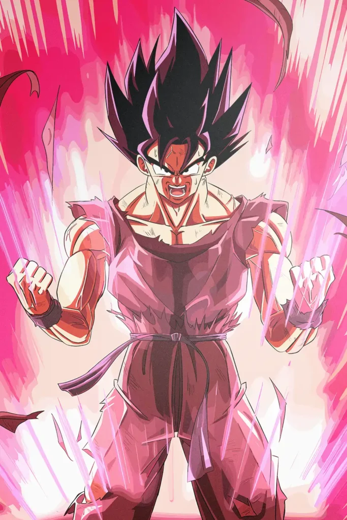 Son Goku Dragon Ball Original Image Exclusive Metal Poster