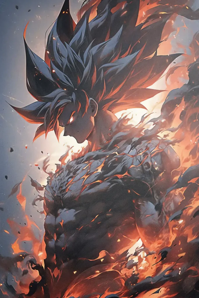 Son Goku Dragon Ball Original Image Metal Wall Poster