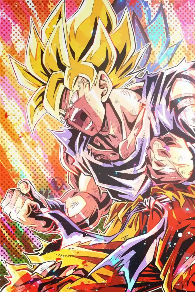 Son Goku Dragon Ball Original Image Aluminium Metal Poster