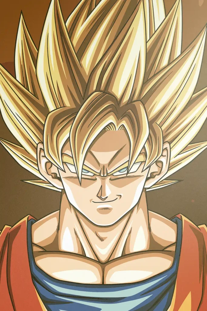 Son Goku Dragon Ball Original Image Exclusive Metal Wall Art