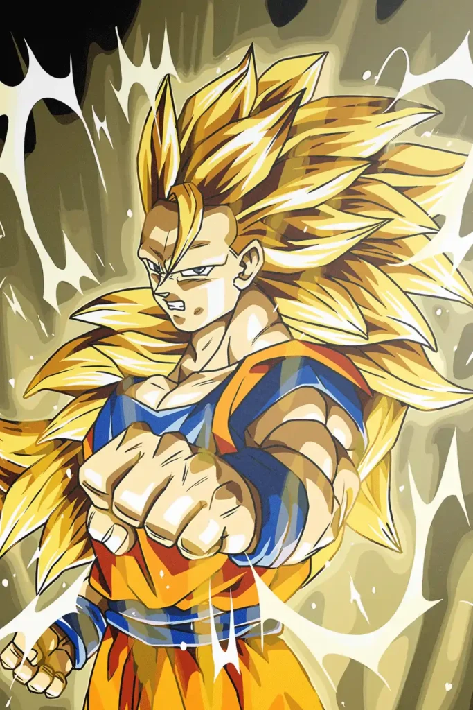 Son Goku Dragon Ball Original Image Aluminium Metal Print