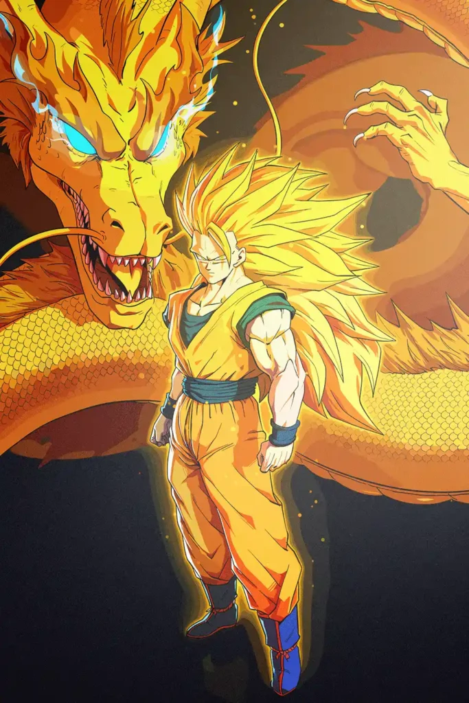 Son Goku Dragon Ball Original Image Bespoke Printed Metal Poster