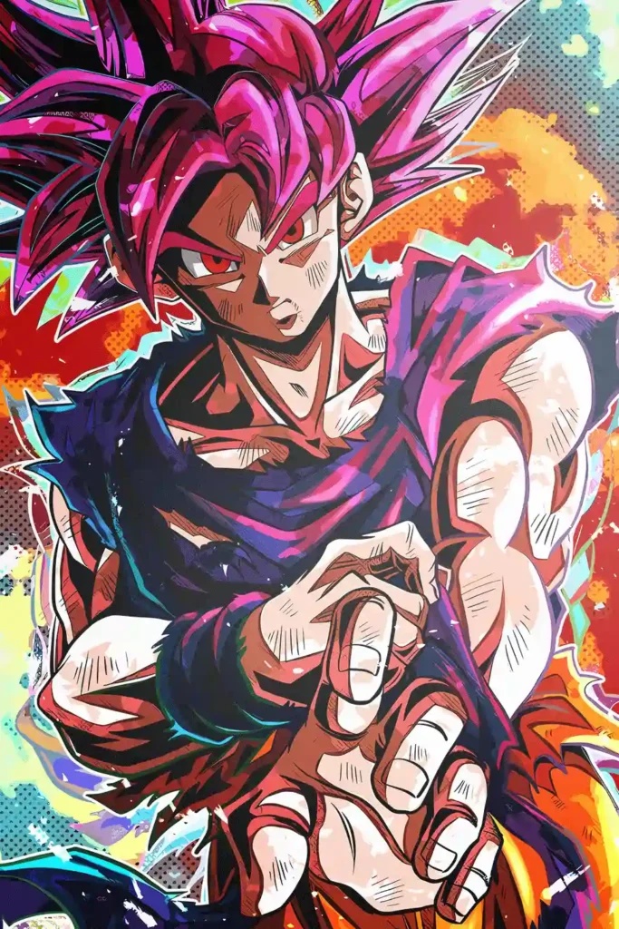 Son Goku Dragon Ball Original Image Exquisite Metal Poster
