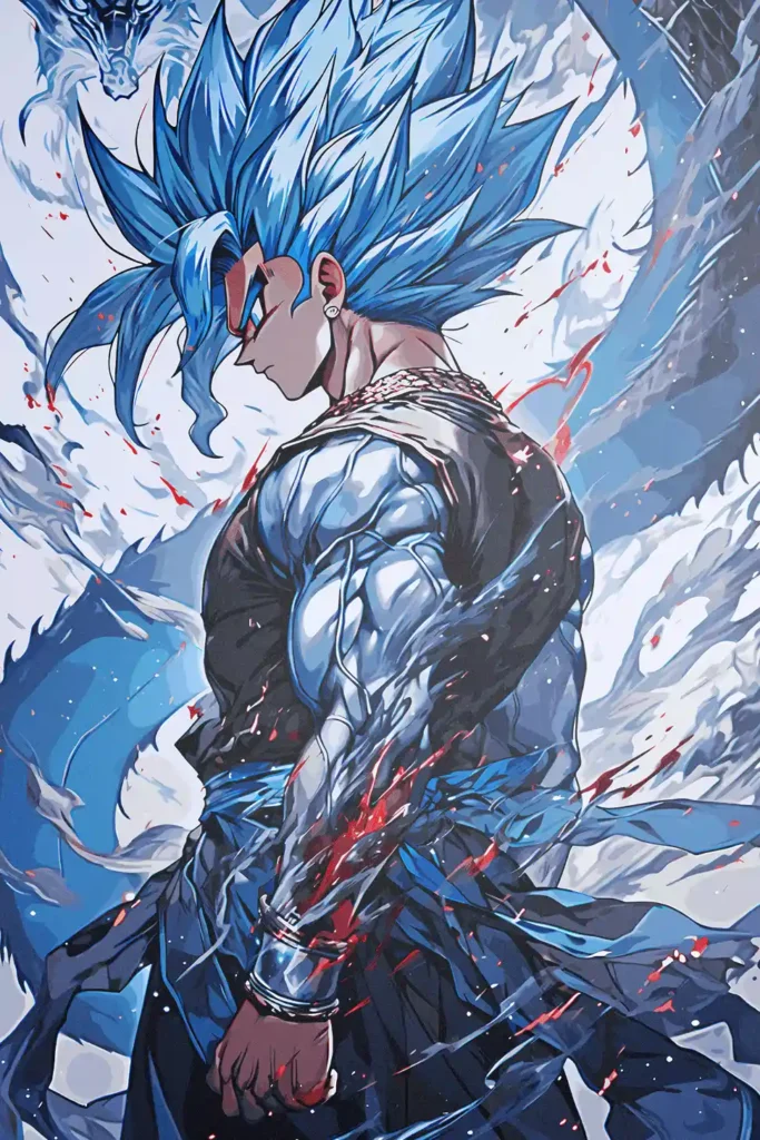 Son Goku Dragon Ball Original Image Metal Print Poster